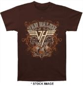 1 x VAN HALEN Rock and Roll Logo Short Sleeve Men's T-Shirt by Gildan - Size: Medium