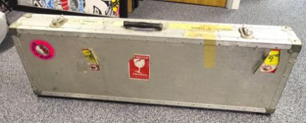 1 x John Entwistle Guitar Flight Case - Custom Strat Case by the Cripple Creek Case Co - Features
