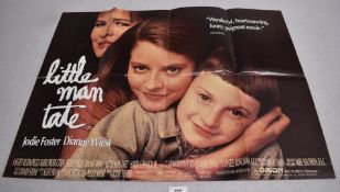 1 x Original VINTAGE Quad MOVIE POSTER From the Film LITTLE MAN TATE - Size: 76 x 101 cms