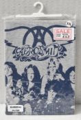 1 x AEROSMITH Pump 1989 Tour Logo Short Sleeve Men's T-shirt by Gildan - Size: XXL - Colour: