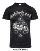 1 x MOTORHEAD Ace Of Spades Short Sleeve Men's T-Shirt by Gildan - Size: XXL - Colour: Black - New &