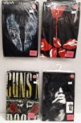4 x Rock and Roll Themed Coldplay, Depeche Mode, Guns N' Roses and Slash Ladies T-Shirts