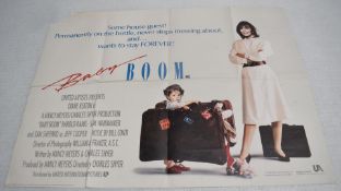 1 x Original VINTAGE Quad MOVIE POSTER From the Film BABY BOOM - Size: 76 x 100 cms
