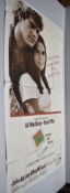 1 x Original VINTAGE MOVIE POSTER From the Film LOVE STORY - Size: 194 x 103 cms