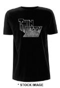 1 x THIN LIZZY Logo Short Sleeve Men's T-Shirt by Gildan - Size: XXL - Colour: Black - New &