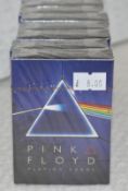 10 x Packs of Official Pink Floyd Poker Size Deck Playing Cards - Features 52 Pieces of the Darkside