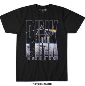 1 x PINK FLOYD Official Merchandise Dark Side of the Moon Orbit Logo Short Sleeve Men's T-Shirt by