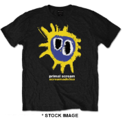 1 x PRIMAL SCREAM Official Merchandise SCREAMADELICA Logo Short Sleeve Men's T-Shirt by Bravado