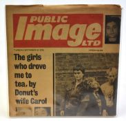 1 x Public Image Ltd 7 Inch Vinyl Single with Rare Newspaper Cover - 1978 Virgin VS228