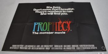 1 x Original VINTAGE MOVIE POSTER From the Film PROPHECY - Size: 68 x 99 cms