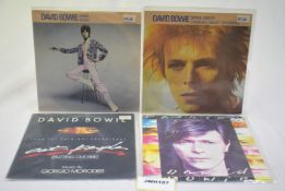 4 x Vinyl 7 Inch Singles - DAVID BOWIE - Includes Fame, Space Oddity, Cat People, and Fame