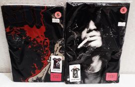 2 x SLASH Various Designs Short Sleeve Ladies T-Shirts - Size: Small - Officially Licensed