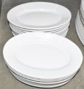 20 x TOGNANA Commercial White Porcelain Oval Serving Plates Platters - Dimensions: W28.5 x D19 x