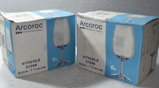 12 x Arcoroc Viticole 37266 21.5cl Wine Glasses - Unused Boxed Stock - CL011 - Ref: SWA454 -
