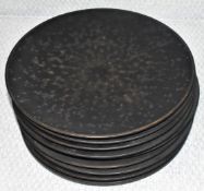 8 x Handcrafted Multifunctional Oriental Restaurant Plates - Diameter 24.5cm - Ref: ALT381/MEZ9/ROWA