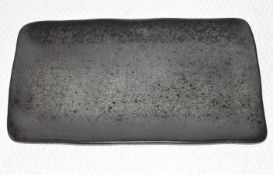 11 x RUSTICO 'Ironstone' Rectangular Stoneware Plates - Dimensions: W36 x D21 x H3.5cm - Ref: