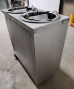 1 x VICTOR Mobile Heated Plate Dispenser Mpn20000 - Original Retail £2200 - Ref: HCU286 C7A1 - CL999