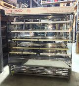 1 x Frost Tech SD75/180FG Stainless Steel 1800mm Multideck Grab & Go Retail Food Chiller RRP £5,900