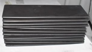 11 x MONTGOLFIER Stoneware Rectangular Serving Platters - Made in France - Dimensions: 31 x 10cm -