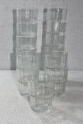 15 x Panelled Drinking Tumbler Glasses - CL011 - Ref: SWA393 Stairs - Location: Altrincham WA14