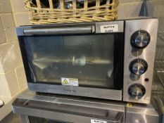 1 x Cookworks Stainless Steel Electric Mini Oven 1500W 23L - CL900 - Ref: MJF114 - CL897 - Location: