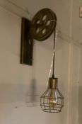 1 x Pair Of Industrial Metal Wall Lights - Ref: PA054/53 - CL977 - Location: Maidenhead