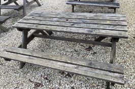 1 x Outdoor Wooden Picnic/Pub Garden Bench - Ref: OD56/73 - CL977 - Location: Maidenhead