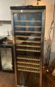1 x Tall Twin Temperature Wine Fridge By Polar - Working - (HxWxD) 1800 X 600 X 600mm - Ref: PA005/5