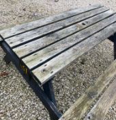 1 x Outdoor Wooden Picnic/Pub Garden Bench - Ref: OD31/79 - CL977 - Location: Maidenhead