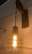1 x Pair Of Industrial Metal Wall Lights - Ref: PA053/52 - CL977 - Location: Maidenhead