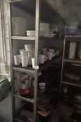 2 x Large Kitchen Shelf Units And All Contents As Shown - Ref: PA070/PA071/96 - CL977 - Location: