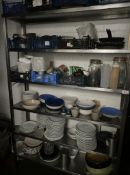 1 x A Large Kitchen Shelf Unit And All Contents As Shown - Ref: PA072/97 - CL977 - Location: