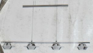 1 x Pendant Bar Light With Chrome Finish - Ref: K481 - CL011 - Location: Altrincham WA14Condition