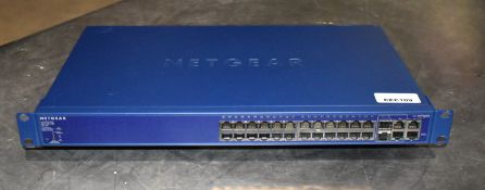 1 x Netgear FS728TP Network Switch - Ref: CEC109- CL971 - Location: Altrincham WA14