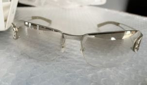 1 x Pair of CHRISTIAN DIOR Designer Sunglasses with Graduated Tinted Lenses and Diamanté