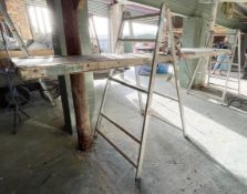 1 x Aluminium Industrial Trestle Platform Set with Youngman 4.8-Metre Staging Board - CL985 - NO VAT