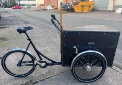 1 x Christiania Event Bike - Three Wheel Single Speed Bike with a Secure Box and Events Table