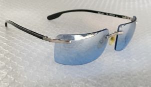 1 x Pair of DOLCE & GABBANA Y2K Blue Rectangular Frame Sunglasses - Made in Italy - CL985 - NO VAT