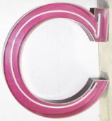 1 x Large Neon Illuminated Letter Signage in Pink - Ref: K661/WH2 - CL661 - Location: Altrincham