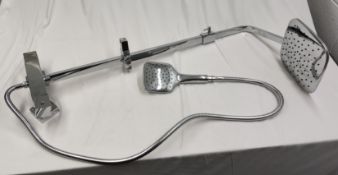 1 x Modern Luxury Exposed Shower Fixture With Rainfall head and Handshower - Ref: HCU264 - CL941 -