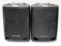 Pair of American Audio XSP-8A Professional 2-way Loudspeakers - Ref: ALT118+908/WH2 - CL581 -