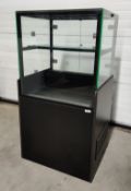 1 x Commercial Refrigerated Merchandiser Display Cabinet - Dimensions: H150 x W80 x D64 cms