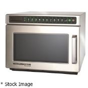 1 x Menumaster Heavy Duty Compact Microwave DEC14E2 - Dimensions: H34 x W43 x D50 cms