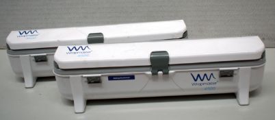 2 x Wrapmaster 4500 Cling Film and Foil Dispensers