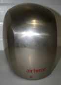 1 x World Dryer Airforce Hand Dryer - Silver Finish