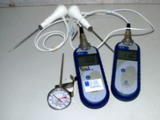2 x FLUKE C20 Professional Food Thermometers + 1 x Meat Thermometer - RRP £370.00