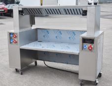 1 x Rexmartins Front Cooking Station For Griddles etc - Cooking Appliance Station With Lights