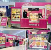 1 x Complete 12-Piece Retail Concession Stand Featuring Multideck Fridges & Secure Display Counters