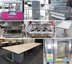 Commercial Catering Auction - Coffee Machines, Ovens, Prep Tables, Refrigeration, Furniture, Tableware, Ice Machines & More