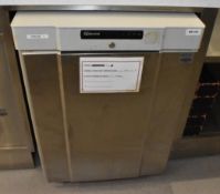 1 x Gram Single Door Refrigerator with a Stainless Steel Finish